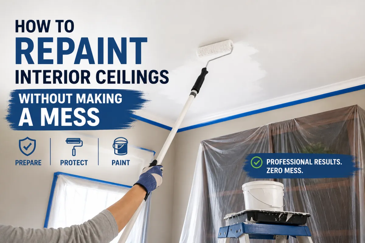 ceiling painting tips Sioux City