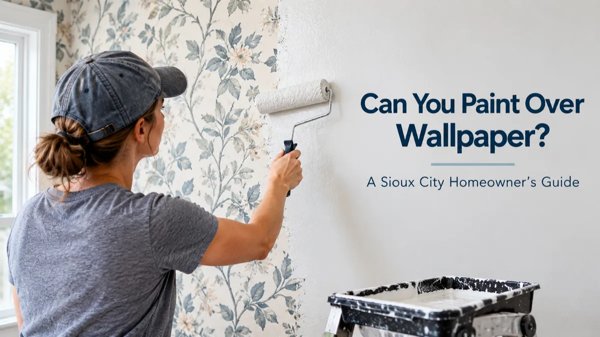 painting over wallpaper Sioux City