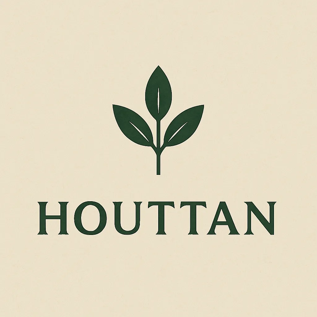 Houttan logo – premium maatwerk in hout
