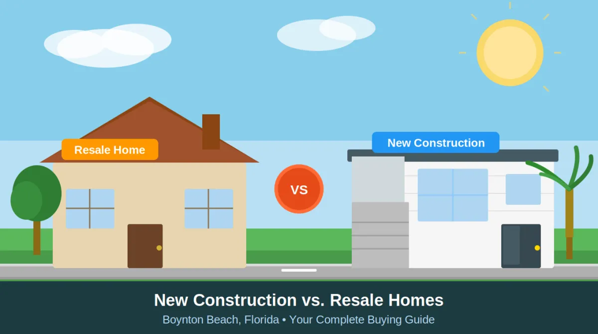 New Construction vs. Resale Homes in Boynton Beach 🏡