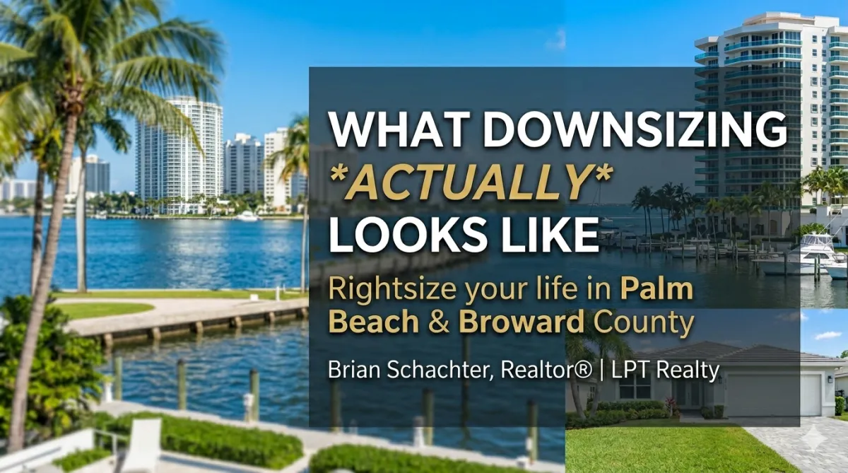 What Downsizing Actually Looks Like in Palm Beach & Broward County