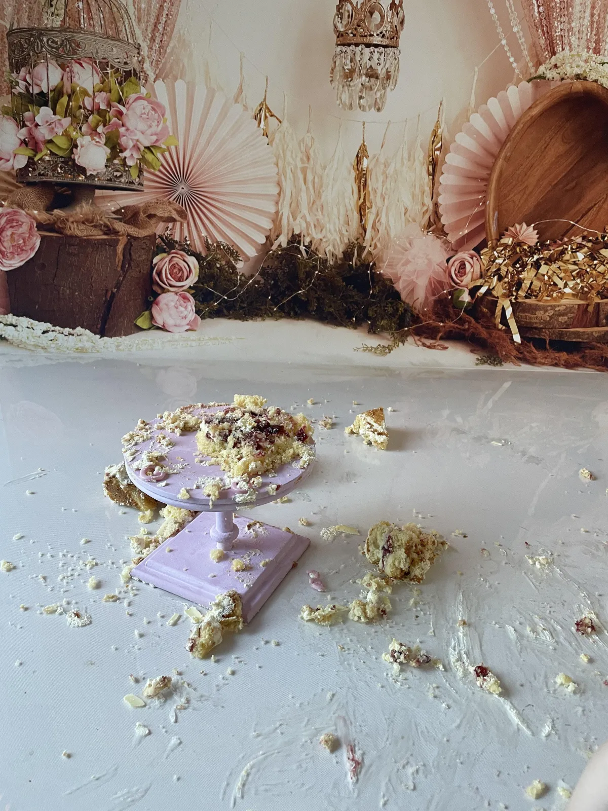 Photo of Cake destroyed by child by Baby art Coventryo