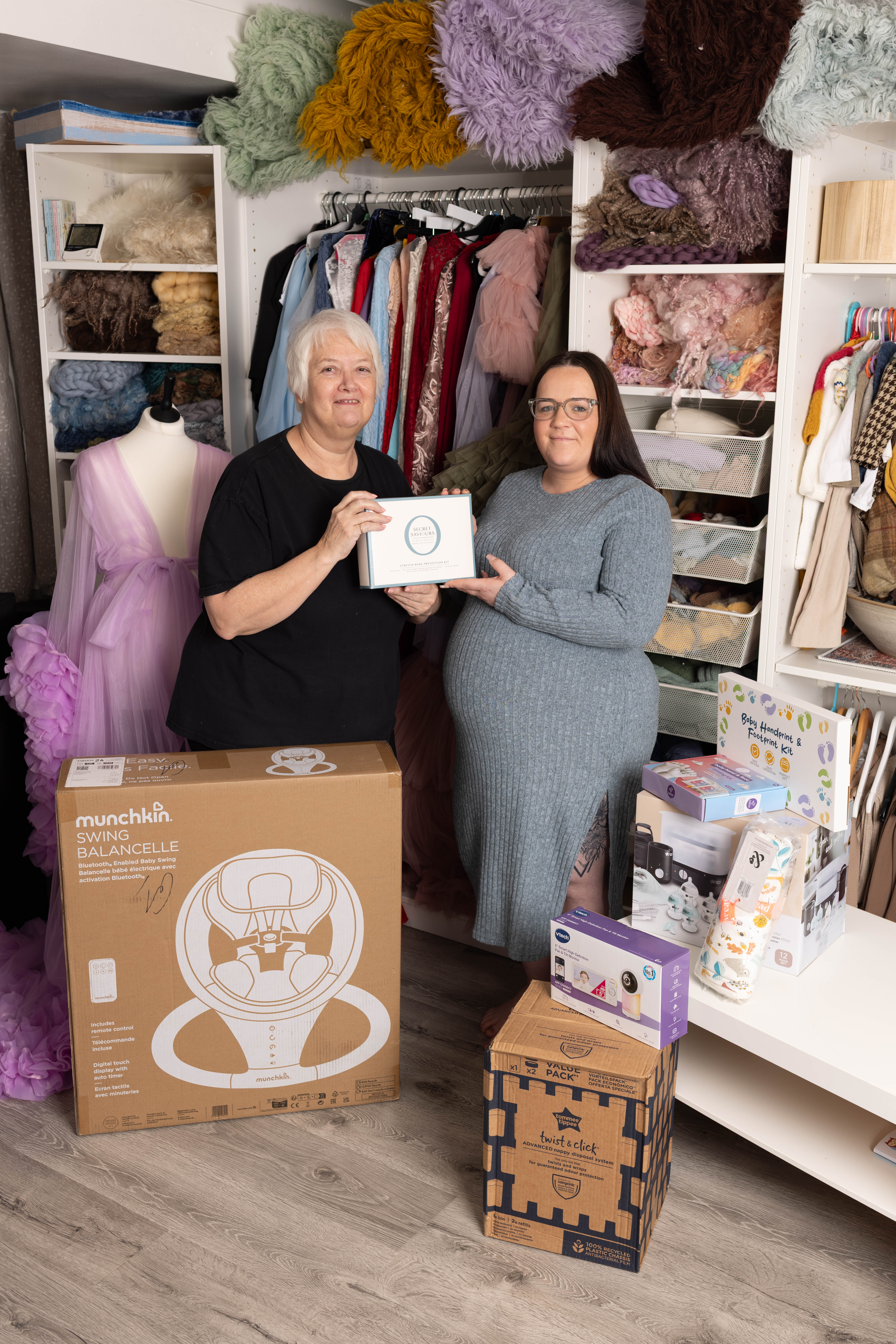 Baby Art Studios live giveaway event featuring family prizes worth over £50,000 for new and expectant parents.