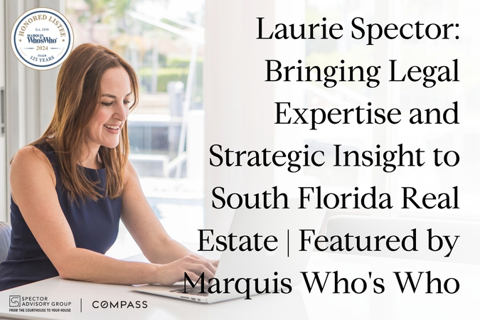 Laurie Spector accepting her Marquis Who's Who recognition in Fort Lauderdale, FL