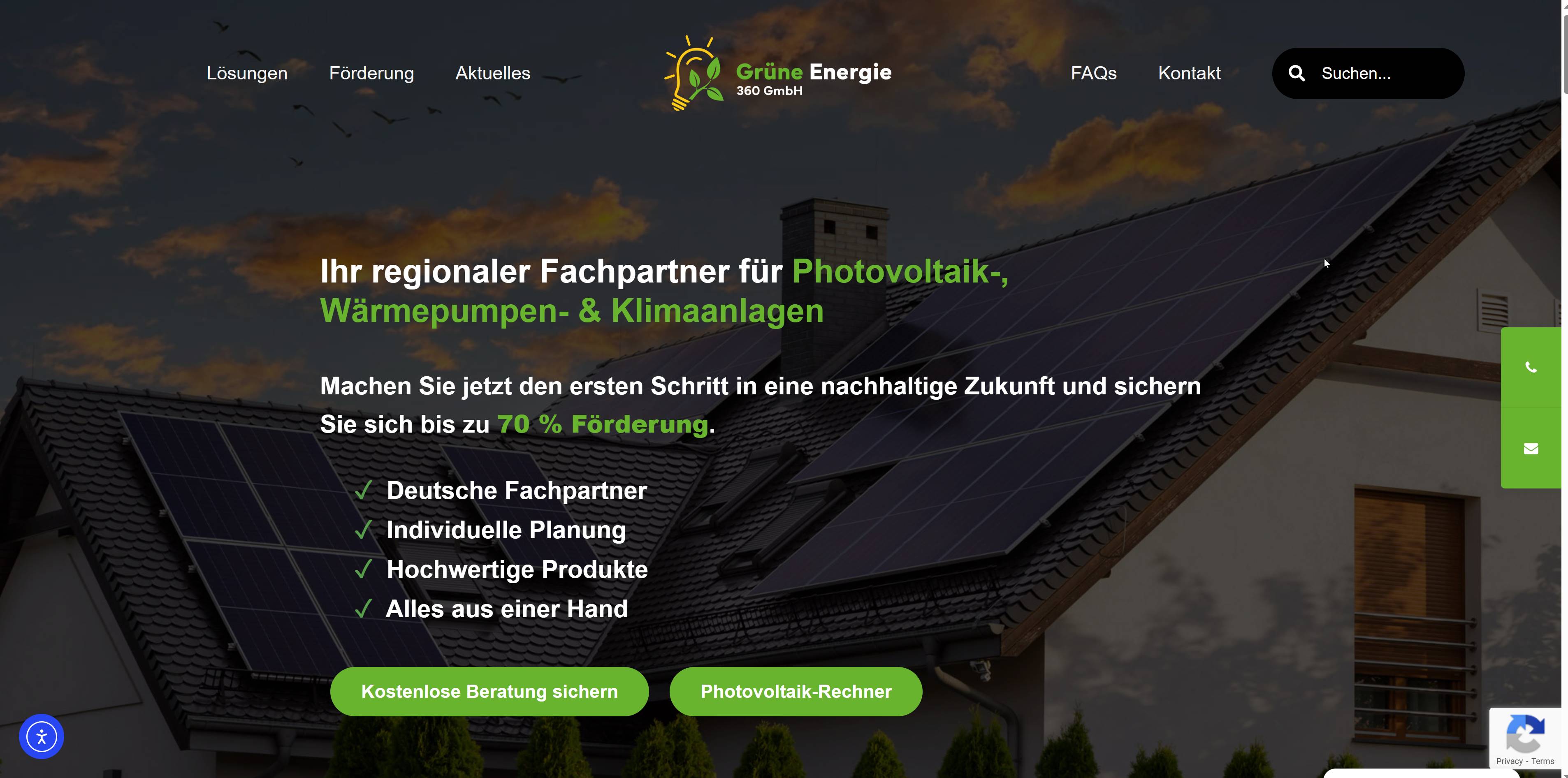 Homepage Grüne Energie 360