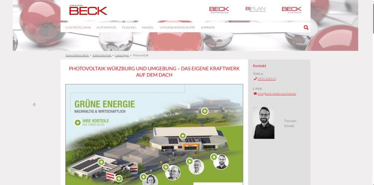 Homepage Beck Elektro GmH