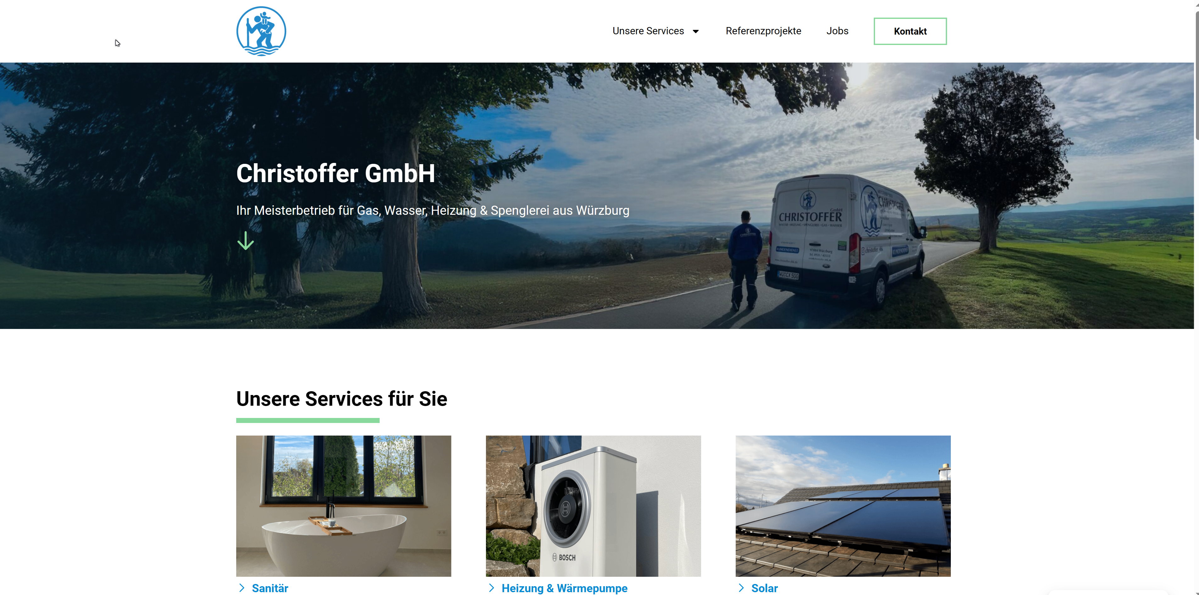 Homepage Christoffer GmbH