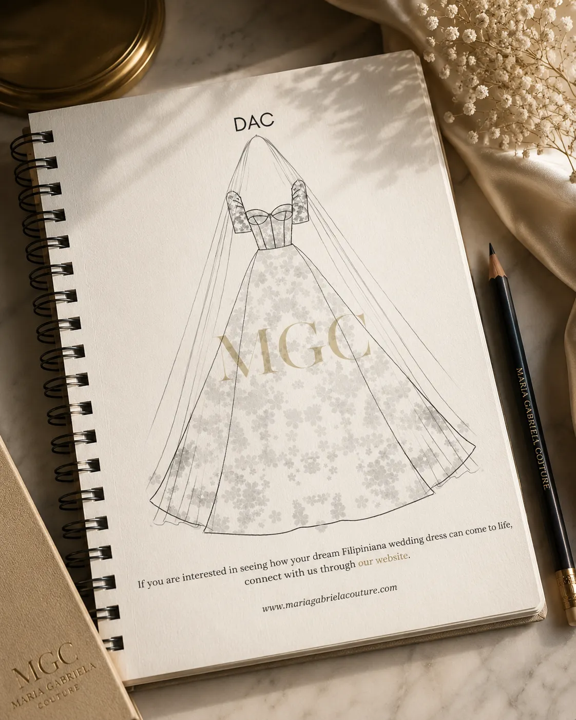 Dream Dress Quiz Cover on a tablet