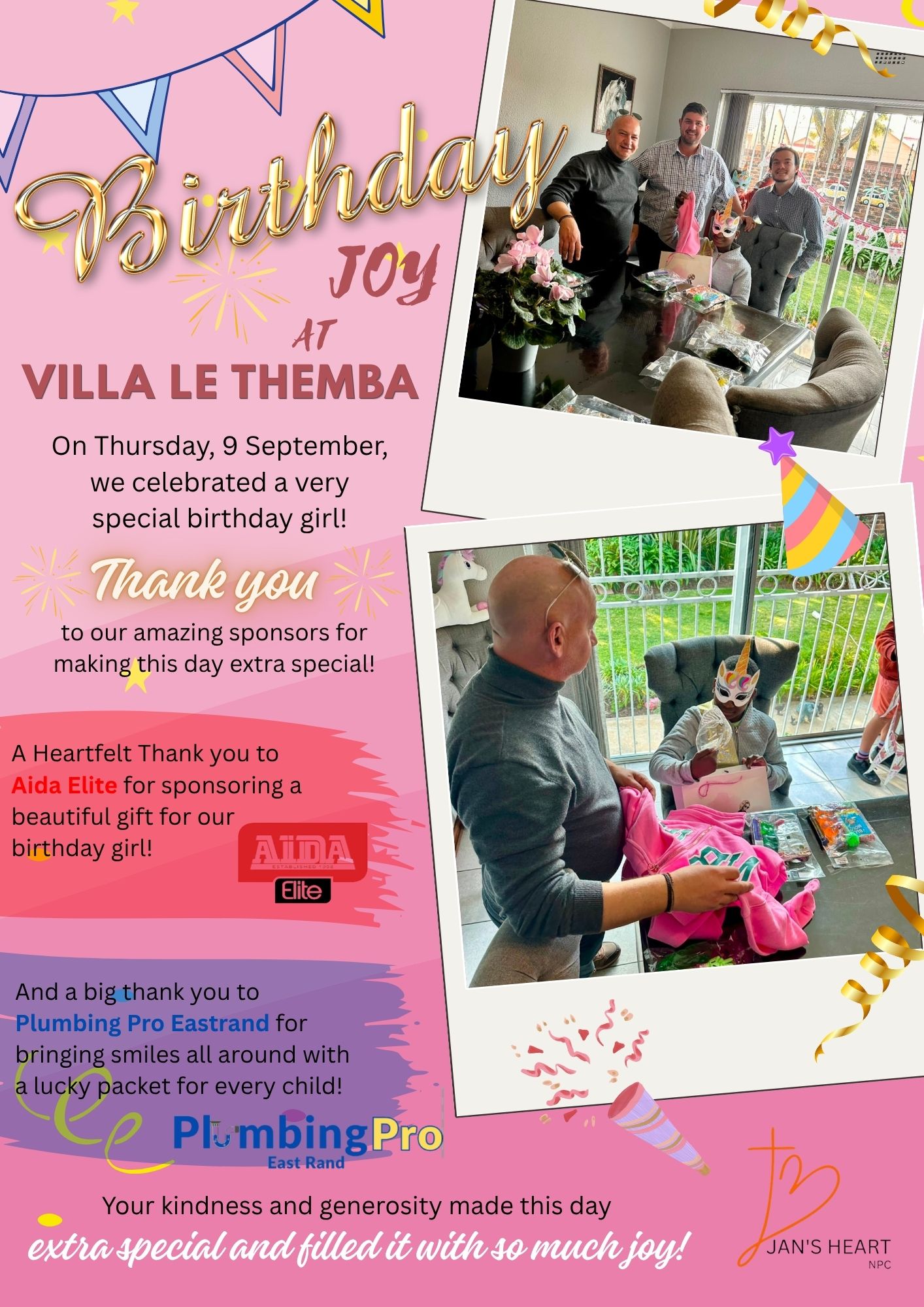 A Special Birthday Celebration at Villa Le Themba