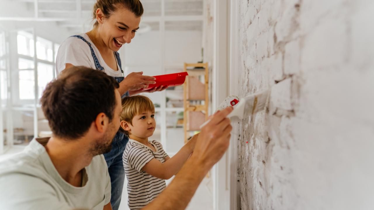 repaint damaged walls