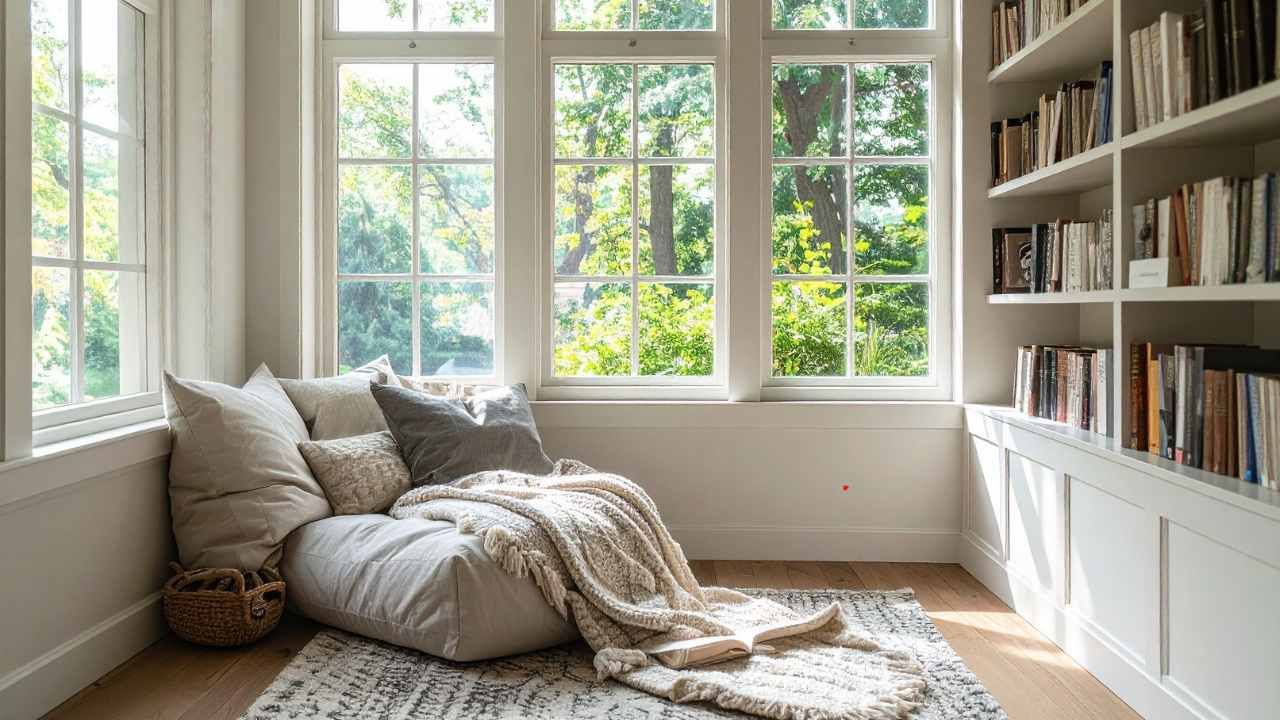 cozy reading nook