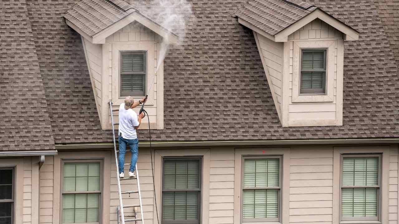 pressure washing