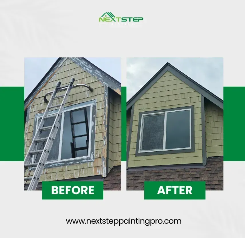 before and after residential painting