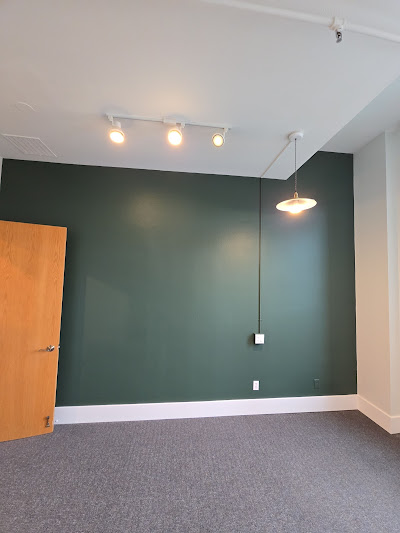 Deep Green Accent Wall Paint