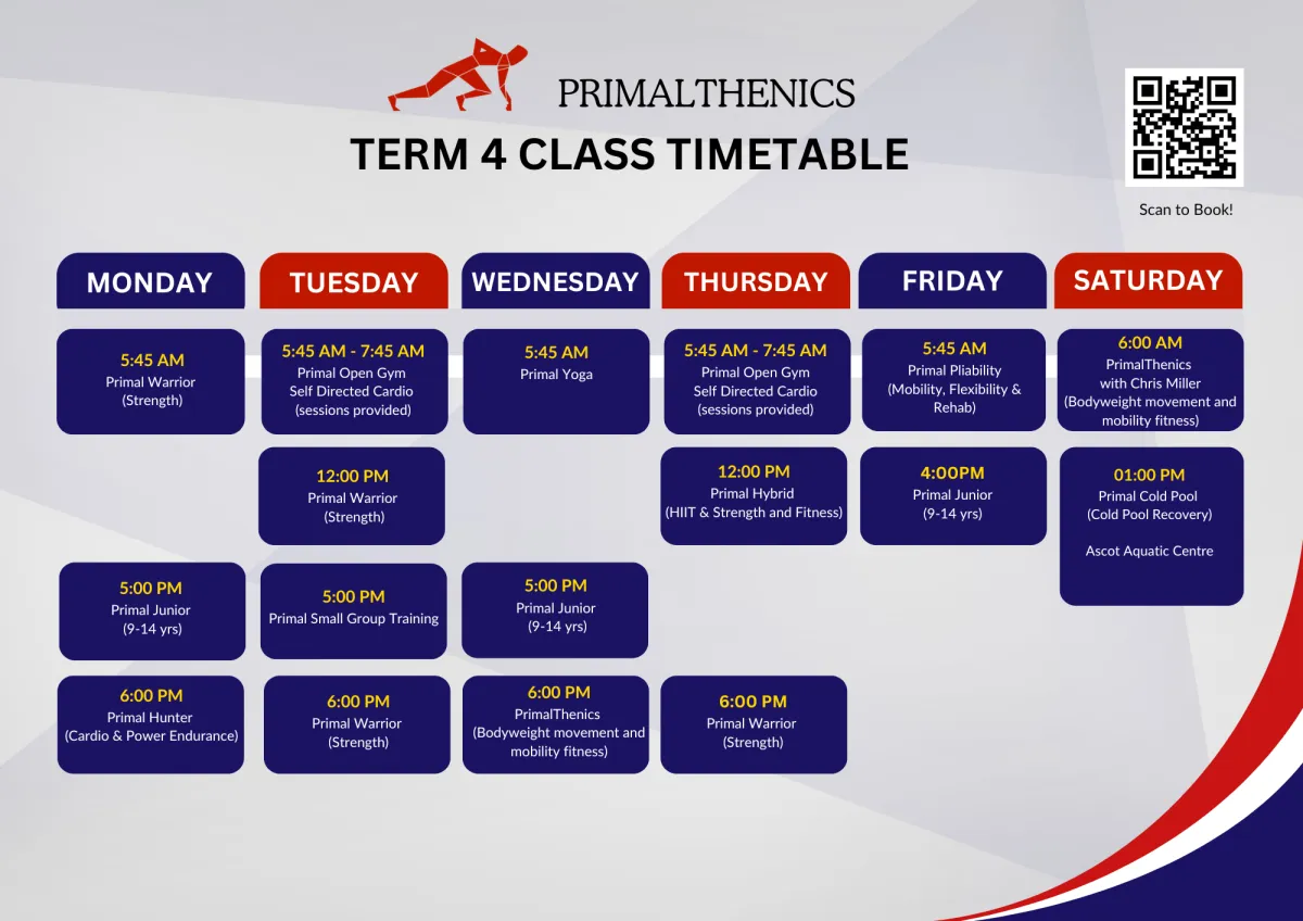 PrimalThenics Timetable