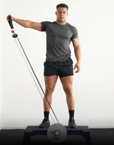 Flywheel training feature - safer eccentric overload