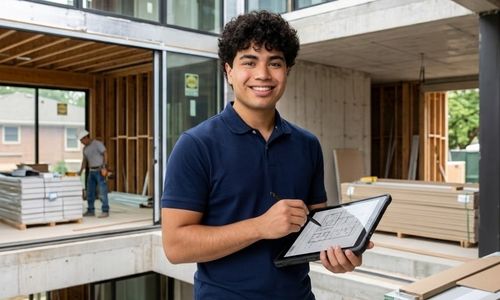 owner representative reviewing contractor bids