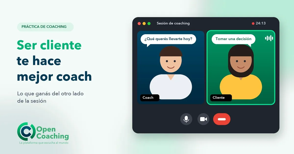 Ser cliente en una tríada: por qué te hace mejor coach