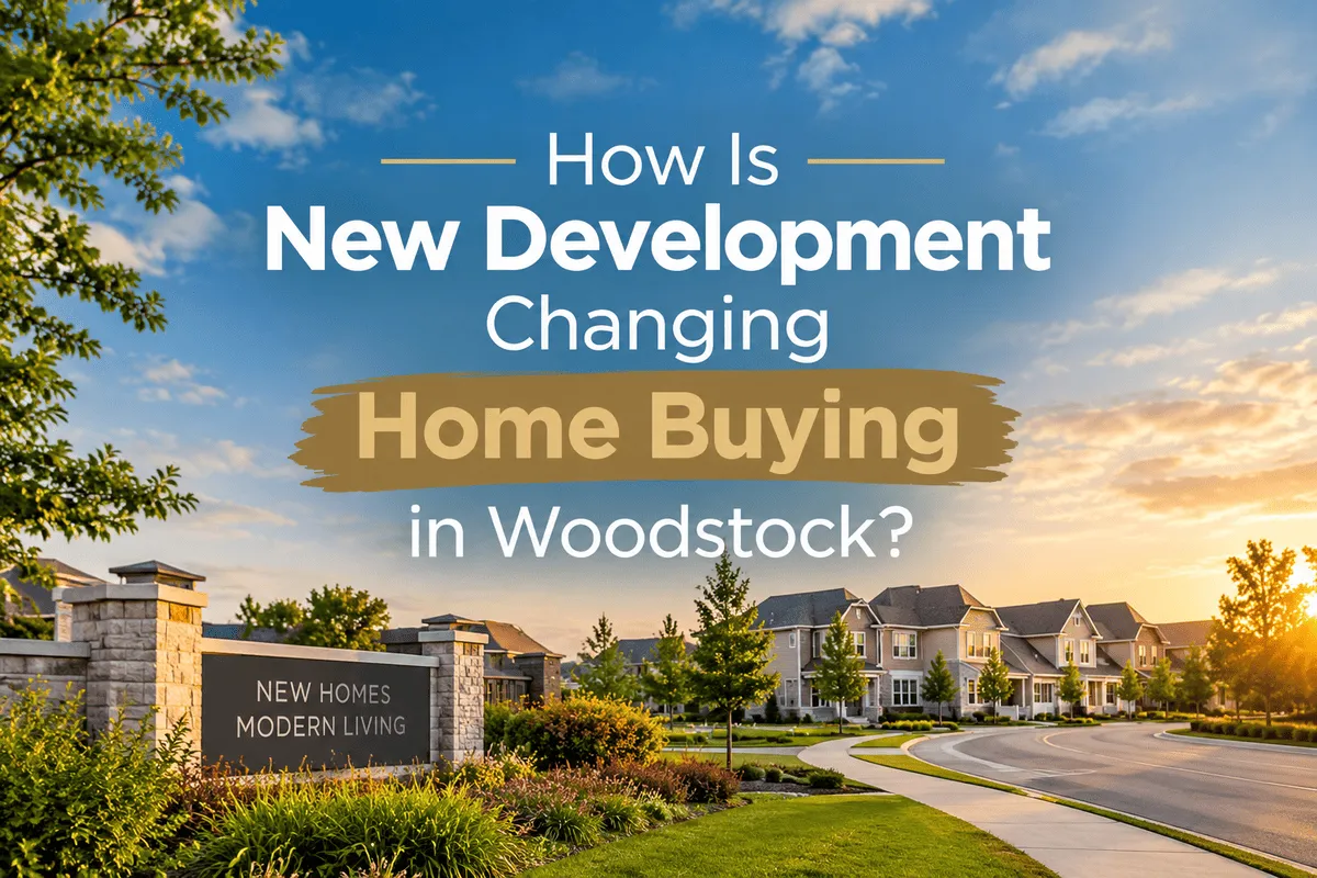 Woodstock new development and home buying with a Real Estate Agent