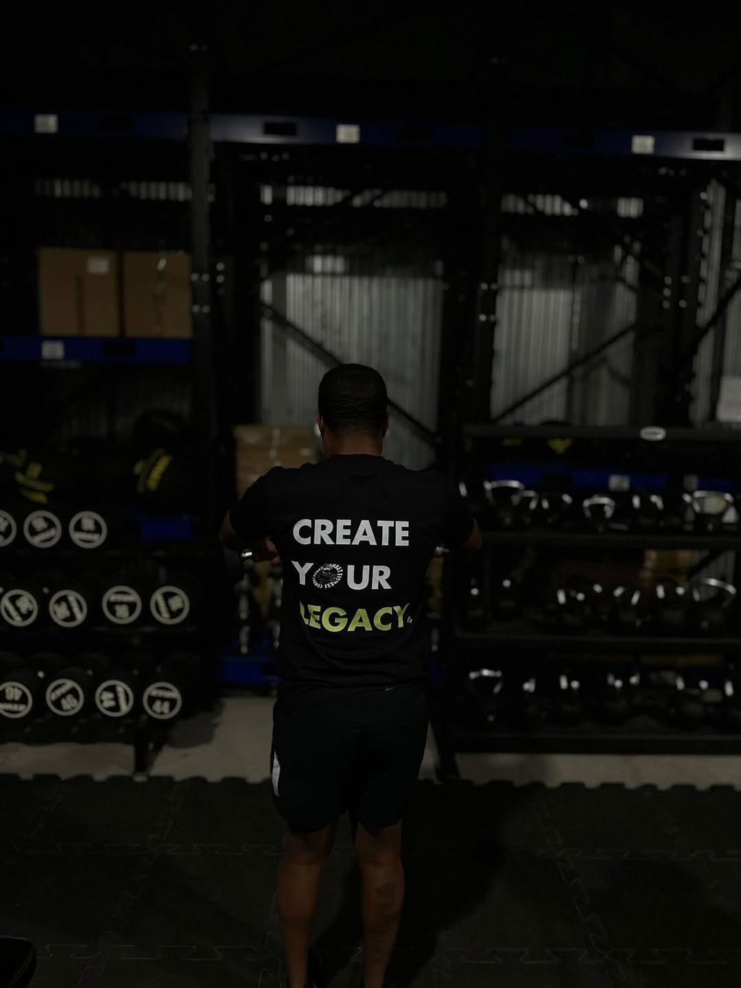 Combat Fitness athlete training in the gym