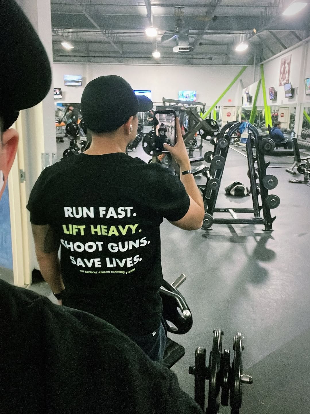 Combat Fitness athlete training at the gym