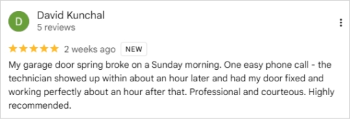 garage door sales near me