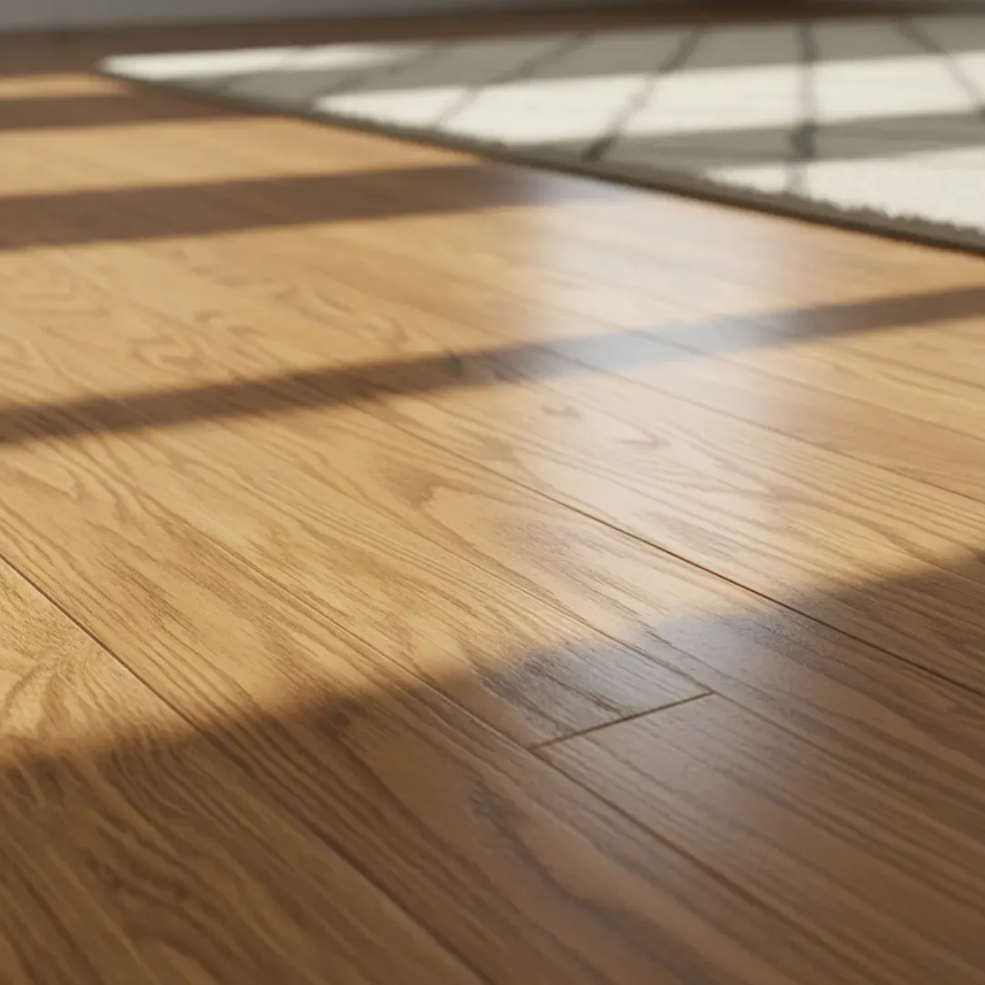 Hardwood flooring installed in a home in the Lower Mainland for a warm, natural look