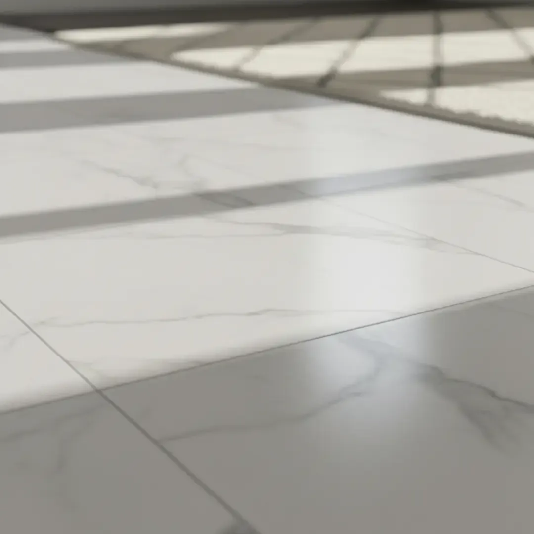 Tile flooring installation in Vancouver kitchen with waterproof finish