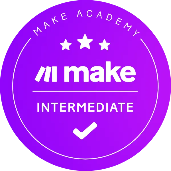 Make.com Certified badge