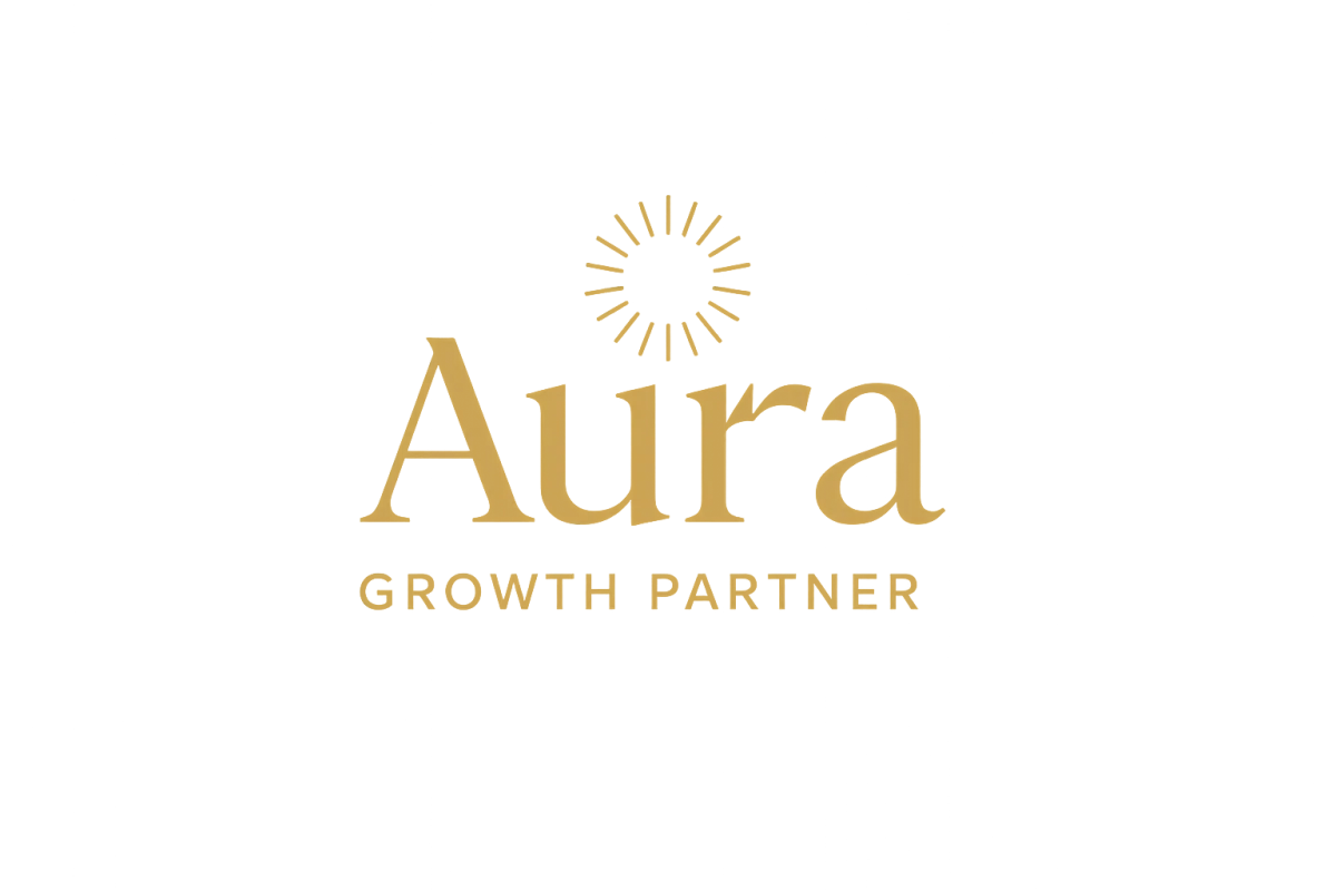 Logotipo de Aura — Belleza y Bienestar
