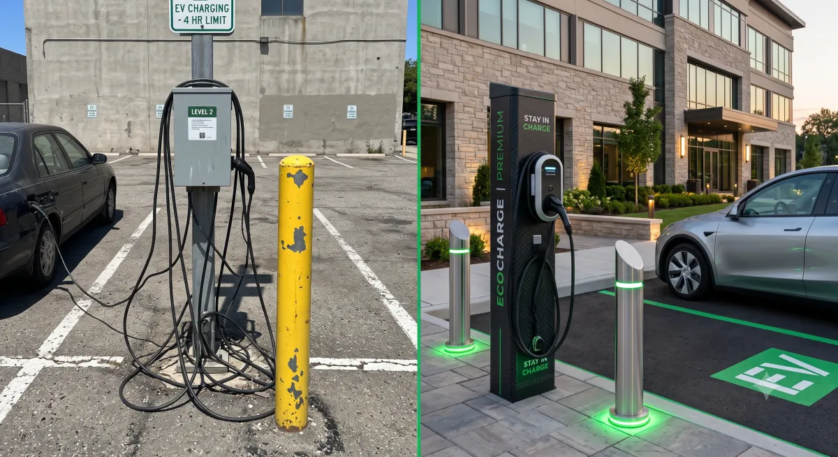 Don't Let Ugly EV Chargers Ruin Your Property's Curb Appeal
