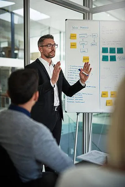 Business owner saving time with automated follow-ups and tasks