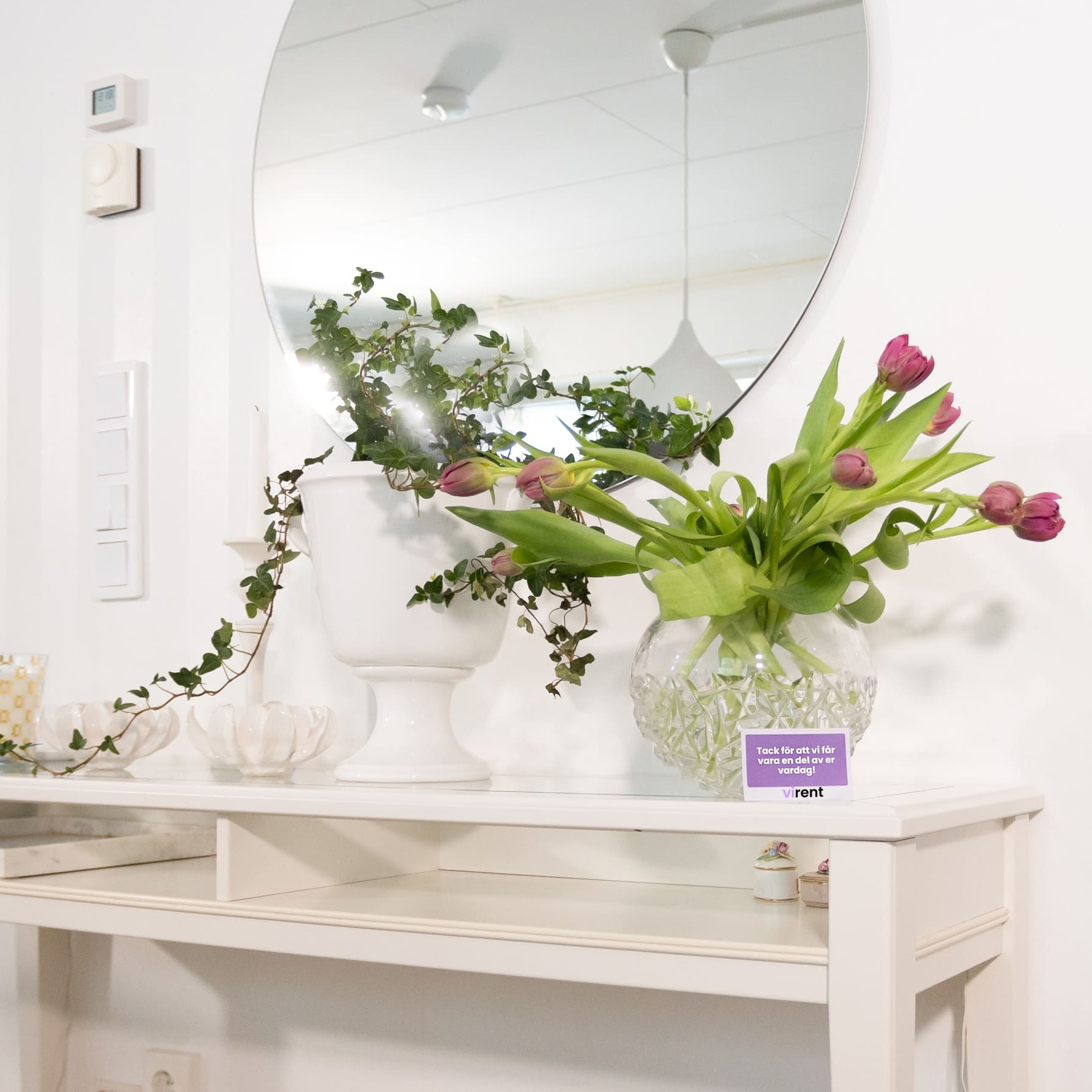 Visitkort i rent hem