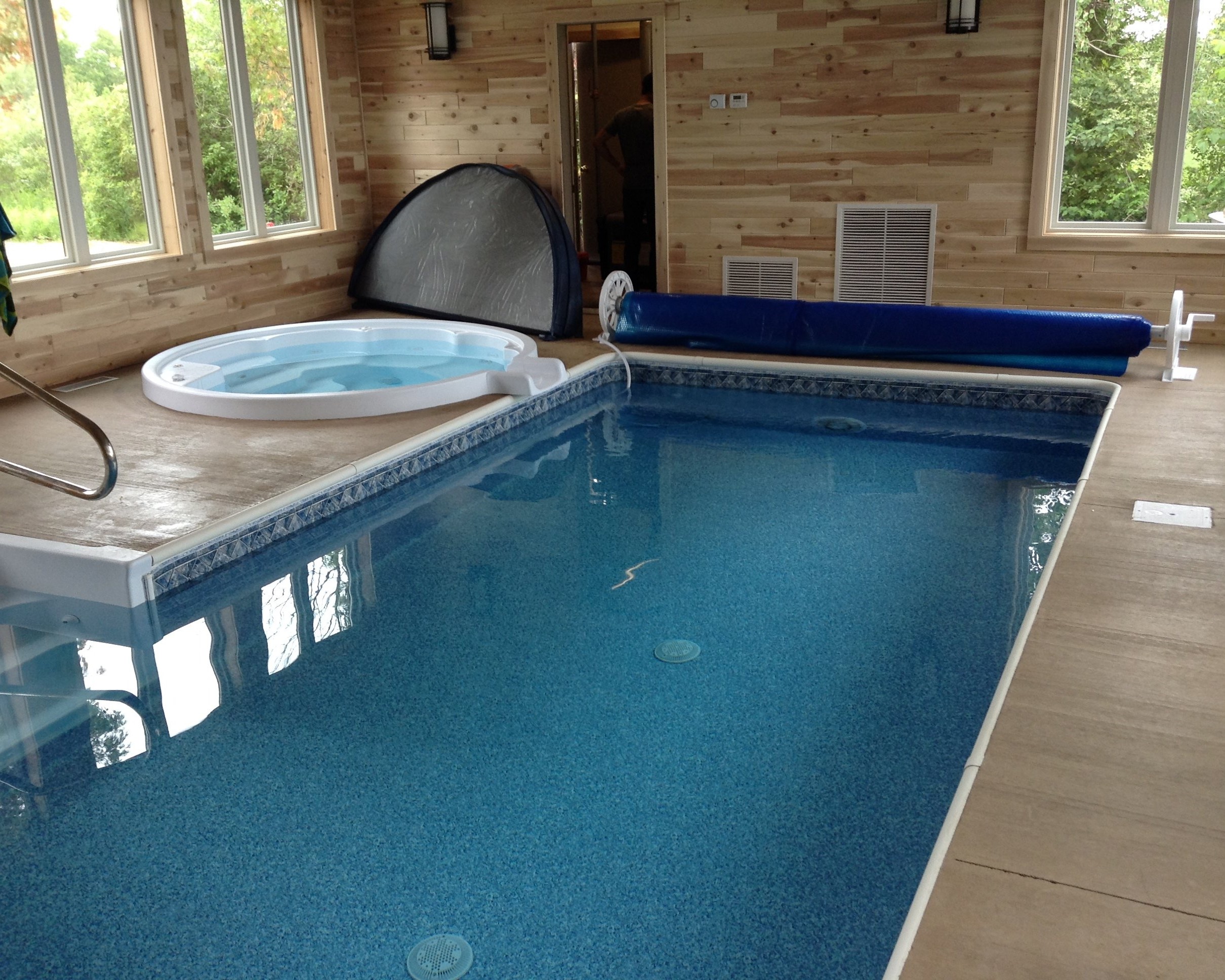 One of Al's indoor pool/spa combos