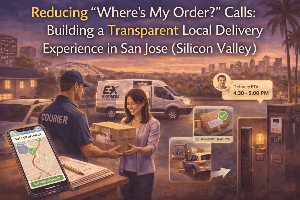 Reducing “Where’s My Order?” Calls: Building a Transparent Local Delivery Experience in San Jose (Silicon Valley)