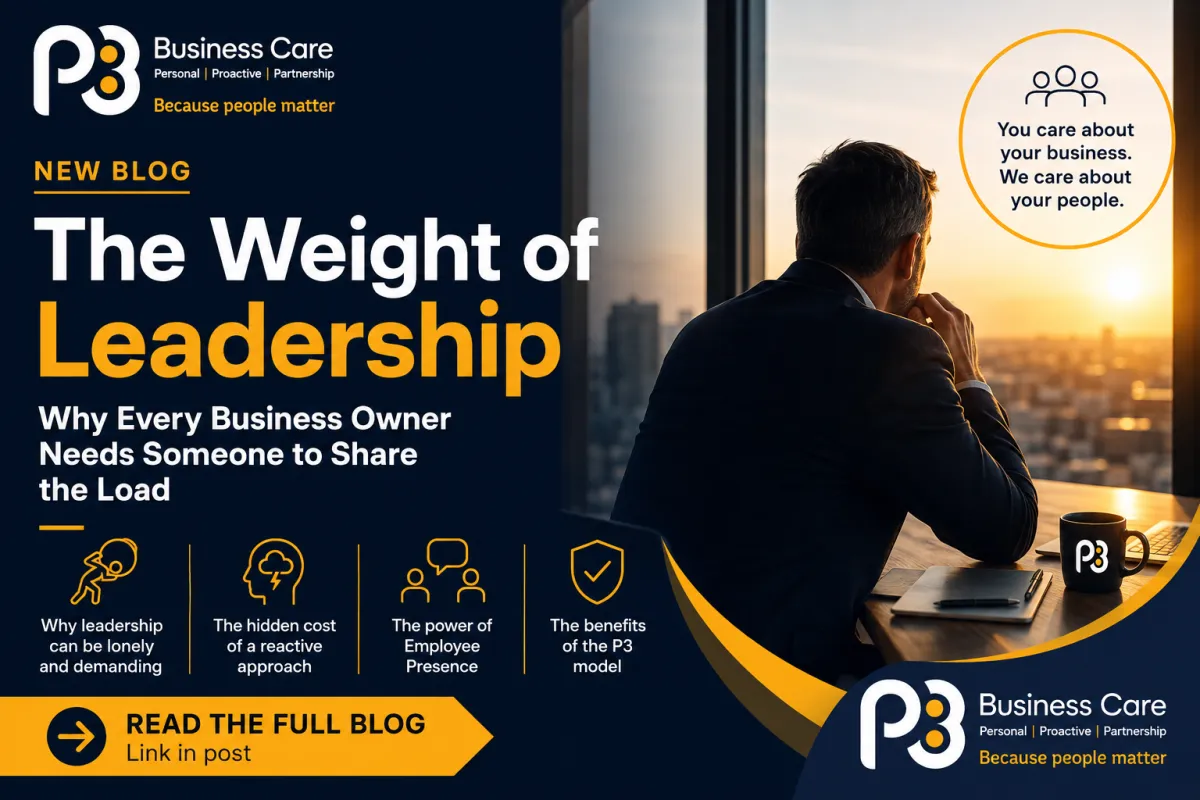 The Weight of Leadership: Why Every Business Owner Needs Someone to Share the Load