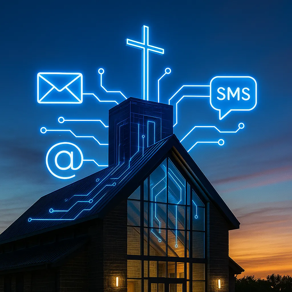 blue and white light fixture