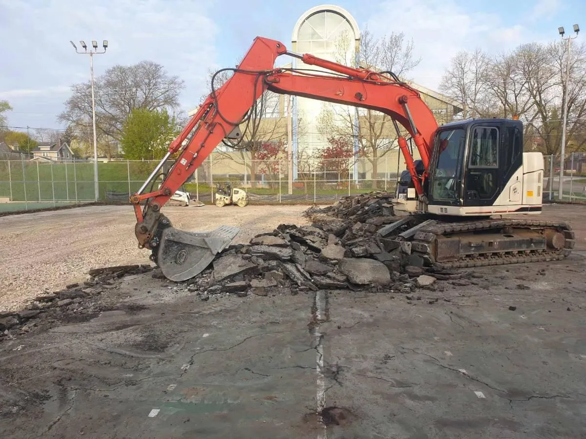 Basketball Tennis Court Removal