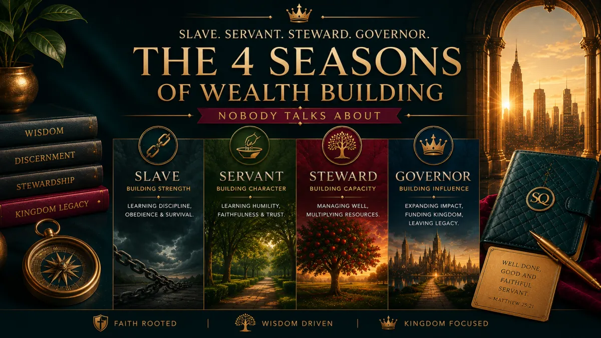 Slave. Servant. Steward. Governor. The Four Seasons of Wealth Building Nobody Talks About