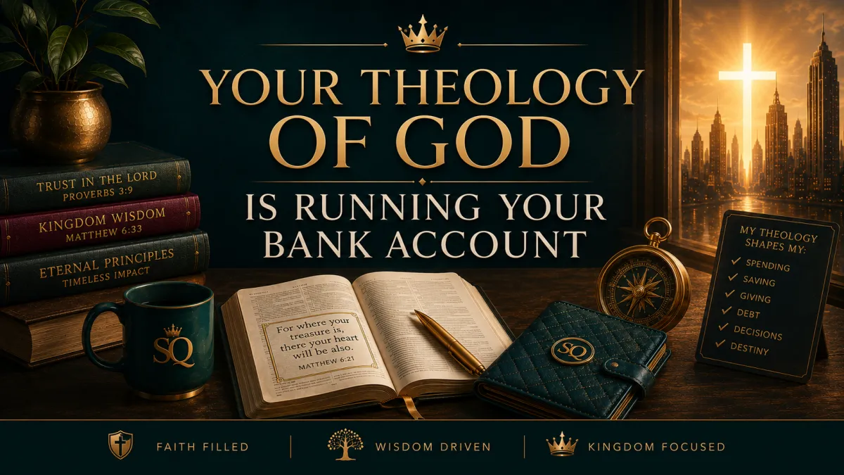 Your Theology of God Is Running Your Bank Account.