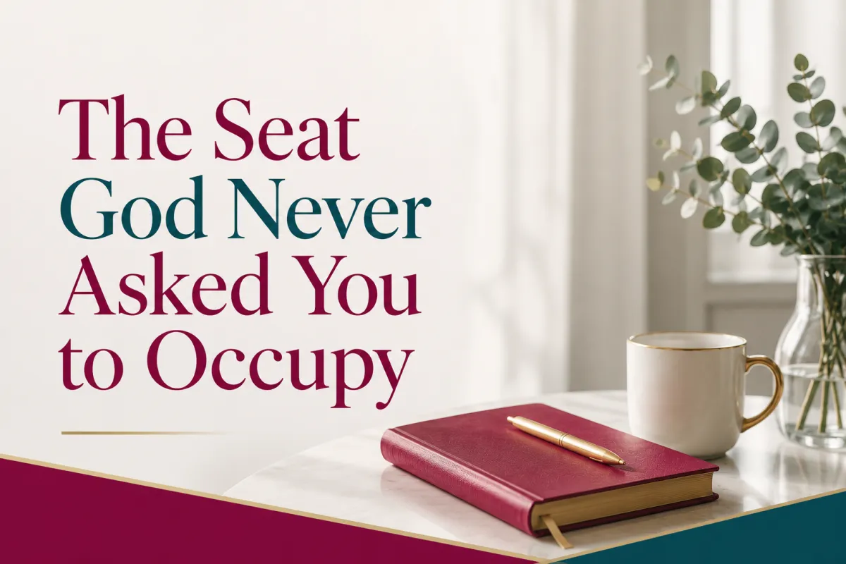The Seat God Never Asked You to Occupy