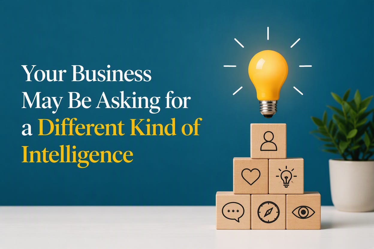 Your Business May Be Asking for a Different Kind of Intelligence