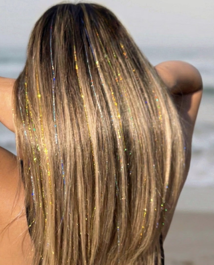 Add a Little Sparkle: Hair Tinsel at Dawn Til Dusk Cosmetics 