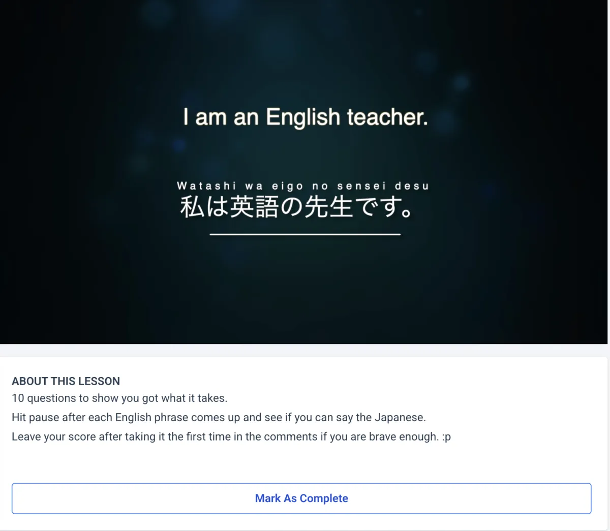 Comedy Japanese - Live online lectures