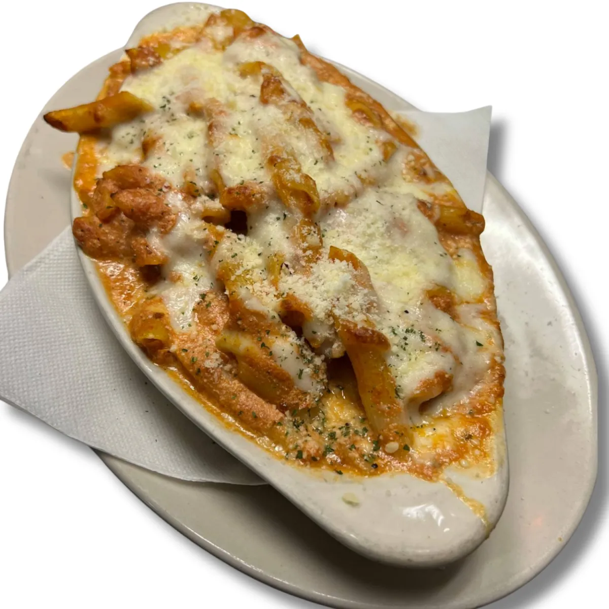 <img src="baked-ziti.jpg" alt="Baked Ziti $14.50 with melted cheese and marinara at Marina's Pizza Bradenton">
