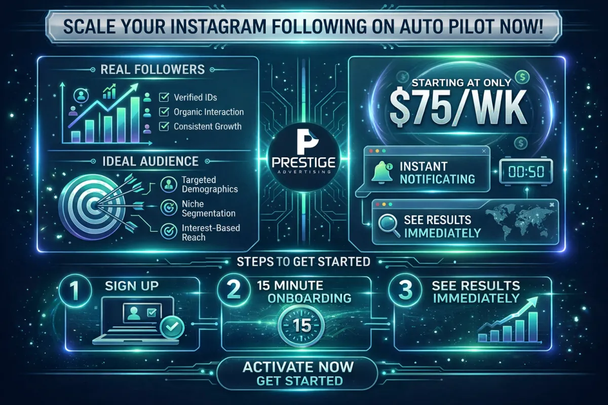Instagram growth analytics dashboard preview