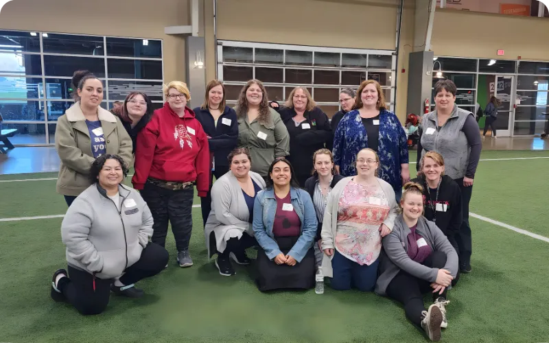 Rosebrook team members providing exceptional customer service to families and children in Brighton, Wixom, Kimball, and Fenton, Michigan.