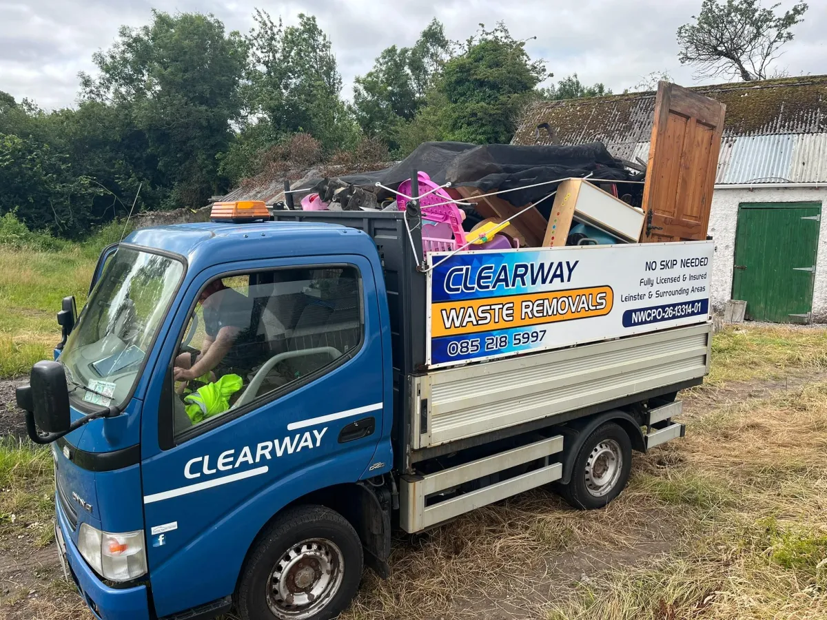 Clearway Waste Removals team safely loading a vehicle