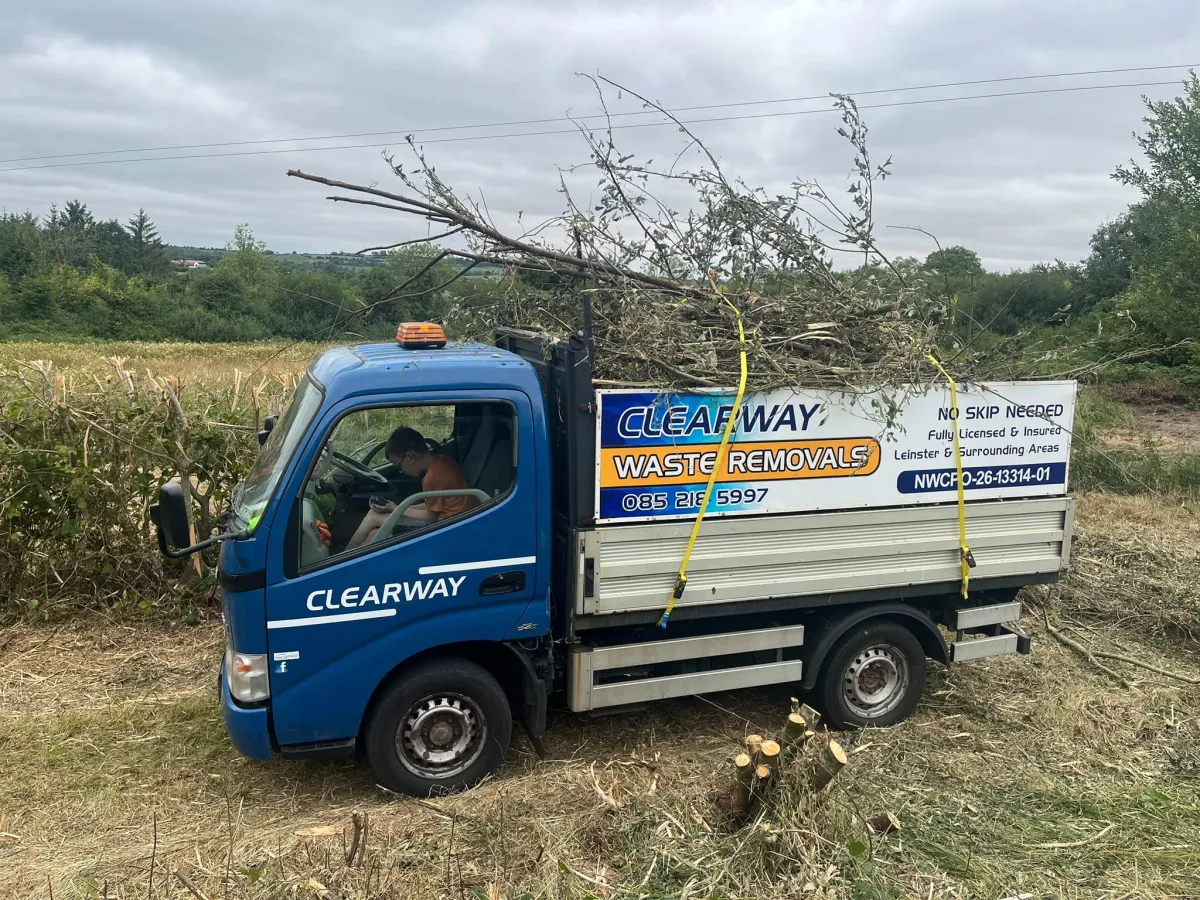 Roof space rubbish removal project