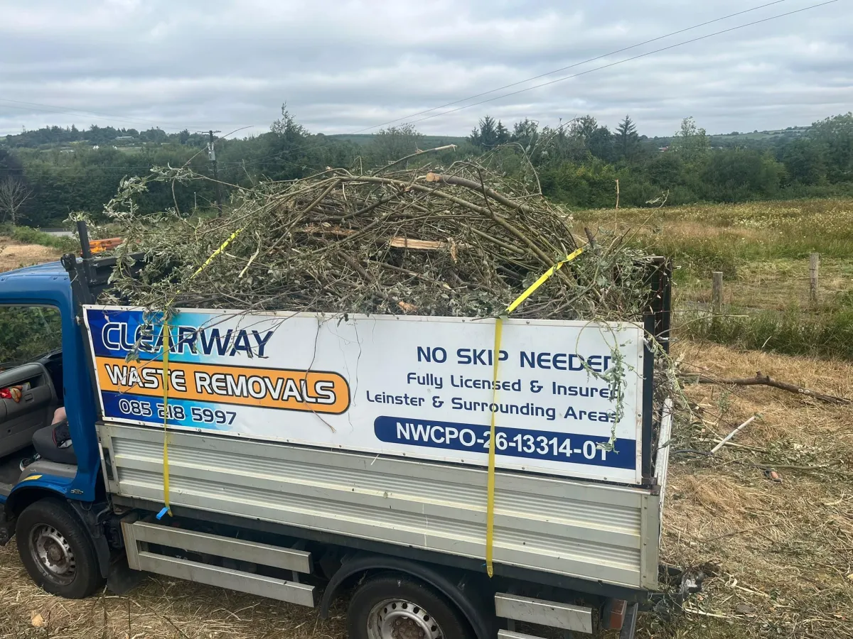 Roof space rubbish removal project